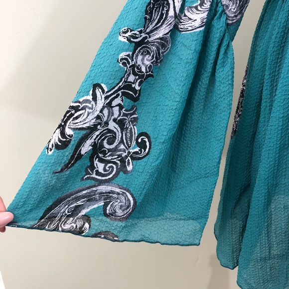 Free People Symphony Bell Sleeve Tunic Dress - Picture 4 of 8